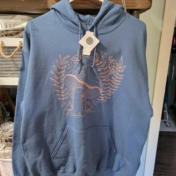 Whimsical Mushrooms Hoodie - Picture 2 of 3